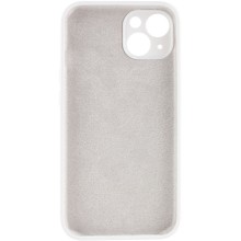 Чехол Silicone Case Full Camera Protective (AA) NO LOGO для Apple iPhone 13 (6.1") – Белый
