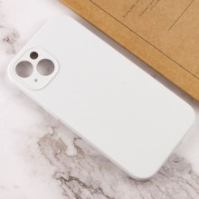 Чохол Silicone Case Full Camera Protective (AA) NO LOGO для Apple iPhone 13 (6.1") – Білий