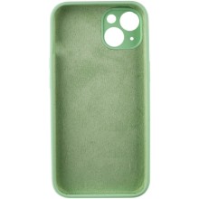 Чохол Silicone Case Full Camera Protective (AA) NO LOGO для Apple iPhone 13 (6.1") – Зелений