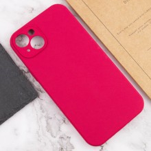 Чехол Silicone Case Full Camera Protective (AA) NO LOGO для Apple iPhone 13 (6.1") – Красный