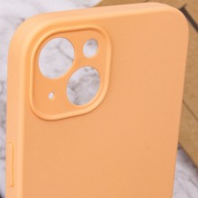 Чохол Silicone Case Full Camera Protective (AA) NO LOGO для Apple iPhone 13 (6.1") – Помаранчевий