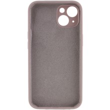 Чехол Silicone Case Full Camera Protective (AA) NO LOGO для Apple iPhone 13 (6.1") – Серый