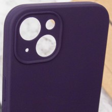 Чехол Silicone Case Full Camera Protective (AA) NO LOGO для Apple iPhone 13 (6.1") – Фиолетовый