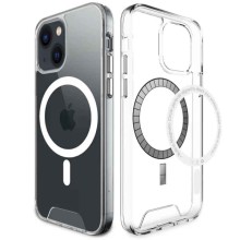 Чохол TPU Space Case with MagSafe для Apple iPhone 13 (6.1") – Прозорий