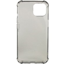 TPU чехол GETMAN Ease logo усиленные углы для Apple iPhone 13 (6.1") – Серый (прозрачный)