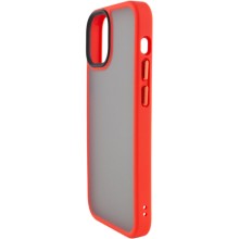 TPU+PC чехол Metal Buttons для Apple iPhone 13 (6.1") – Красный