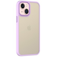 TPU+PC чехол Metal Buttons для Apple iPhone 13 (6.1") – Сиреневый