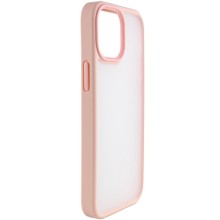 TPU+PC чехол Metal Buttons для Apple iPhone 13 (6.1") – Розовый