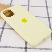 Чехол Silicone Case Full Protective (AA) для Apple iPhone 13 (6.1") – Желтый