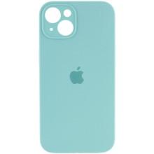 Чехол Silicone Case Full Camera Protective (AA) для Apple iPhone 13 (6.1") – Бирюзовый