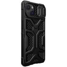 TPU+PC чехол Nillkin CamShield Adventurer (шторка на камеру) для Apple iPhone 13 (6.1") – Черный