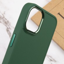 TPU чехол Bonbon Metal Style для Apple iPhone 13 (6.1") – Зеленый