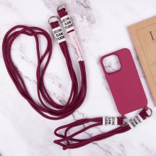 Чехол TPU two straps California для Apple iPhone 13 (6.1") – Красный