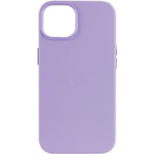 Кожаный чехол Leather Case (AA Plus) with MagSafe для Apple iPhone 13 (6.1") (Elegan11111t purple)