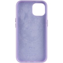 Кожаный чехол Leather Case (AA Plus) with MagSafe для Apple iPhone 13 (6.1") – Elegan11111t purple