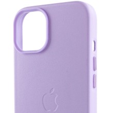 Кожаный чехол Leather Case (AA Plus) with MagSafe для Apple iPhone 13 (6.1") – Elegan11111t purple