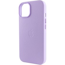 Кожаный чехол Leather Case (AA Plus) with MagSafe для Apple iPhone 13 (6.1") – Elegan11111t purple