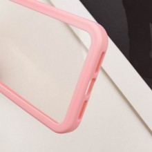 TPU чехол Transparent + Colour 1,5mm для Apple iPhone 13 (6.1") – Pink