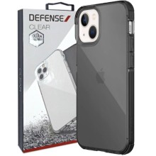 Чохол Defense Clear Series (TPU) для Apple iPhone 13 (6.1") (Чорний)