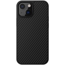 Карбоновая накладка Nillkin Synthetic Fiber series для Apple iPhone 13 (6.1")