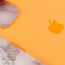 Чохол Silicone case (AAA) full with Magsafe and Animation для Apple iPhone 13 (6.1") – Помаранчевий