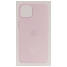 Чохол Silicone case (AAA) full with Magsafe and Animation для Apple iPhone 13 (6.1") – Рожевий