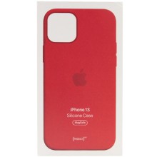 Чохол Silicone case (AAA) full with Magsafe and Animation для Apple iPhone 13 (6.1") – Червоний