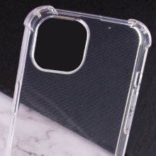 TPU чохол GETMAN Ease logo посилені кути для Apple iPhone 13 (6.1") – Прозорий