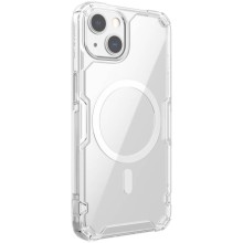 TPU чохол Nillkin Nature Pro Magnetic для Apple iPhone 13 / 14 (6.1") – Прозорий