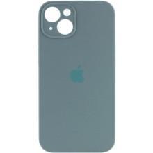 Чехол Silicone Case Full Camera Protective (AA) для Apple iPhone 13 (6.1") – Зеленый