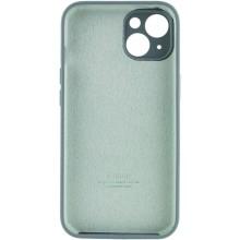 Чехол Silicone Case Full Camera Protective (AA) для Apple iPhone 13 (6.1") – Зеленый