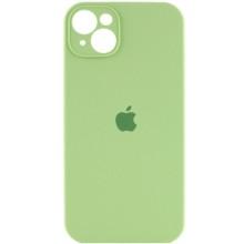 Чехол Silicone Case Full Camera Protective (AA) для Apple iPhone 13 (6.1") – Мятный