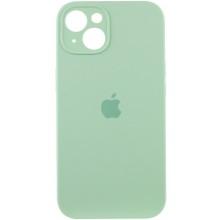 Чехол Silicone Case Full Camera Protective (AA) для Apple iPhone 13 (6.1") – Зеленый