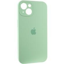 Чехол Silicone Case Full Camera Protective (AA) для Apple iPhone 13 (6.1") – Зеленый
