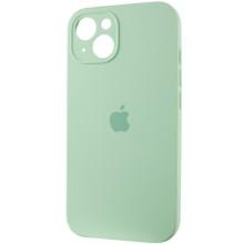 Чехол Silicone Case Full Camera Protective (AA) для Apple iPhone 13 (6.1") – Зеленый