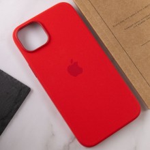 Чохол Silicone case (AAA) full with Magsafe для Apple iPhone 13 (6.1") – Червоний