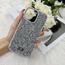 TPU чехол Bling World Rock Diamond для Apple iPhone 13 (6.1") – Серебряный