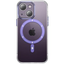 Чехол TPU+PC Colorful with MagSafe для Apple iPhone 13 (6.1") – Фиолетовый