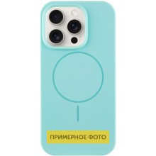 Чехол Silicone Case Full Protective (AA) NO LOGO with MagSafe для Apple iPhone 13 (6.1") – Бирюзовый