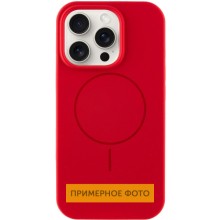 Чехол Silicone Case Full Protective (AA) NO LOGO with MagSafe для Apple iPhone 13 (6.1") – Красный