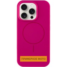 Чехол Silicone Case Full Protective (AA) NO LOGO with MagSafe для Apple iPhone 13 (6.1") – Малиновый