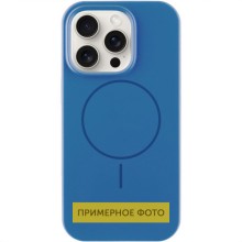 Чехол Silicone Case Full Protective (AA) NO LOGO with MagSafe для Apple iPhone 13 (6.1") – Синий