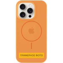 Чохол Silicone Case Full Protective (AA) with MagSafe для Apple iPhone 13 (6.1") – Помаранчевий