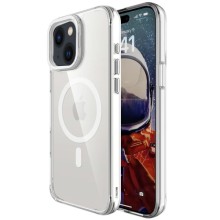 Чехол TPU Space Case Apex with MagSafe для Apple iPhone 13 / 14 / 15 (6.1") – Серебряный