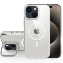 Чехол TPU Space Case Apex with MagSafe для Apple iPhone 13 / 14 / 15 (6.1") – Серебряный