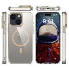 Чехол TPU Space Case Apex with MagSafe для Apple iPhone 13 / 14 / 15 (6.1") – Золотой