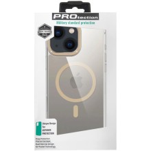 Чохол TPU Space Case Apex with MagSafe для Apple iPhone 13 / 14 / 15 (6.1") – Золотий