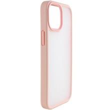 TPU+PC чехол Metal Buttons для Apple iPhone 13 (6.1") – Розовый