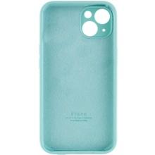 Чехол Silicone Case Full Camera Protective (AA) для Apple iPhone 13 (6.1") – Бирюзовый