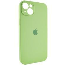 Чехол Silicone Case Full Camera Protective (AA) для Apple iPhone 13 (6.1") – Мятный